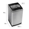 Lavarropa  MADEMSA Automatica carga superior INOX 9.5 KG