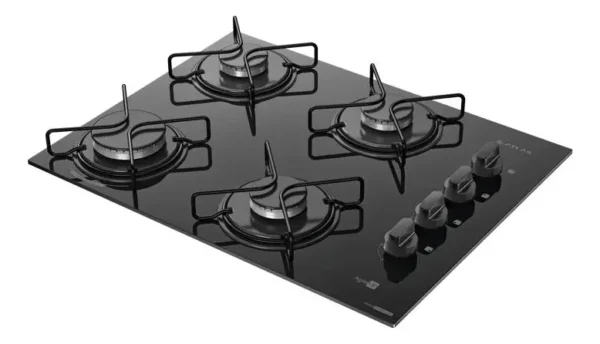 Cocina COOKTOP 4 Hornallas - Empotrable - Atlas - Agile UP - 1 MEGA LLAMA