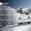 Drone Dji Neo Motion FLY More Combo DN1A0626 (RC Motion 3) 4K com GPS