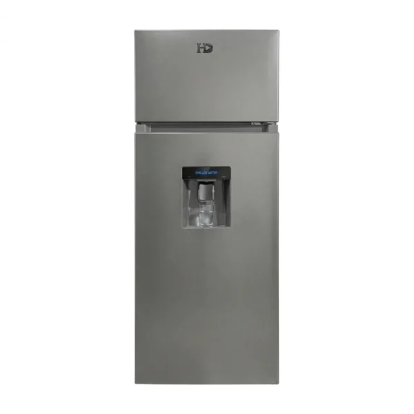 Heladera 300 litros con Dispenser - HD PLAY - Gris y Negro