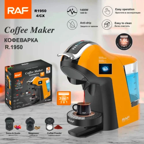 Cafetera Espresso con Capsula - RAF R1950
