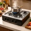 Cocina Mini a Gas / ANAFE / 4 Hornallas / ABBATEC Blanco o Negro