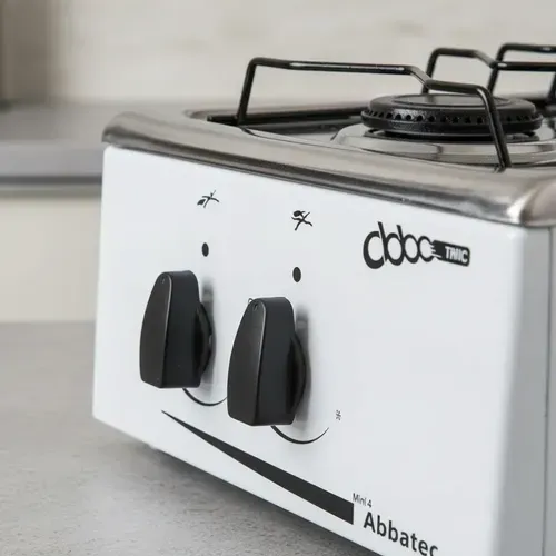 Cocina Mini a Gas / ANAFE / 4 Hornallas / ABBATEC Blanco o Negro