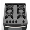 Cocina a Gas/  ATLAS Agile Up Glass 4H - Mesa de Vidio con Encendido electrico