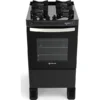 Cocina a Gas/  ATLAS Agile Up Glass 4H - Mesa de Vidio con Encendido electrico