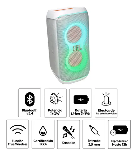 JBL Partybox club 130 - Blanco o Negro