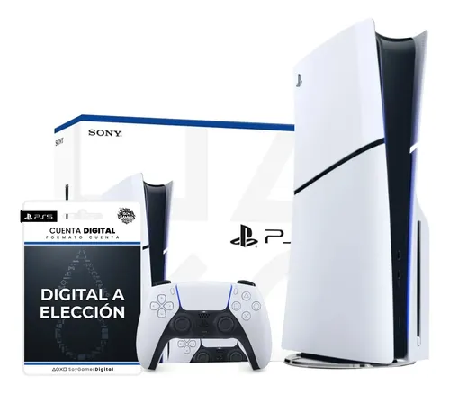 Consola Play Station 5 Slim Astro Bot + Gran Tutismo CFI-1215A 4K EDICION DIGITAL 825GB SSD
