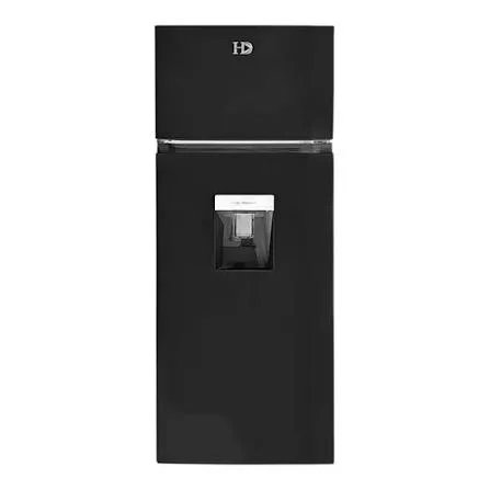 Heladera 300 litros con Dispenser - HD PLAY - Gris y Negro