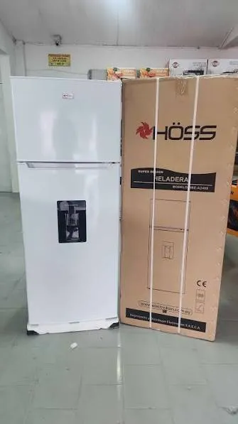 Heladera 300 litros HOSS blanco - hre-a240x + Dispenser de Agua