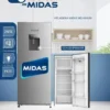Heladera MIDAS 300 litros inox - c/ dispenser md-mh249
