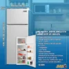 Heladera 300 litros marca JAM inox - jamd-207x
