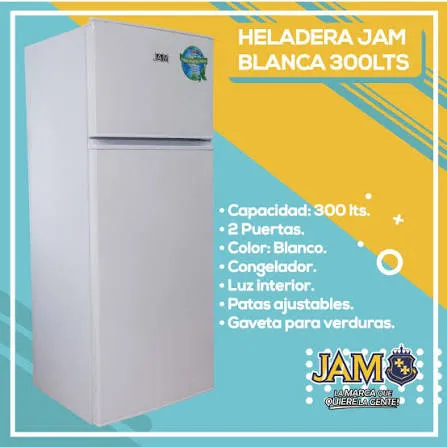 Heladera 300 litros JAM - blanco