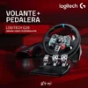 KIT VOLANTE + ACELERADOR LOGITECH G29 DRIVING FORCE PARA PS3/PS4/PS5/PC