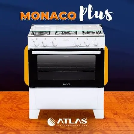 Cocina Atlas - 5 Hornallas - MONACO PLUS con encendido electrico