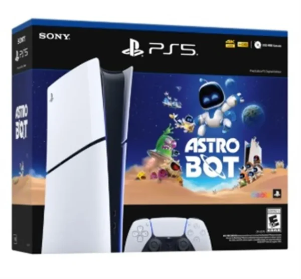 Consola Play Station 5 Slim Astro Bot + Gran Tutismo CFI-1215A 4K EDICION DIGITAL 825GB SSD