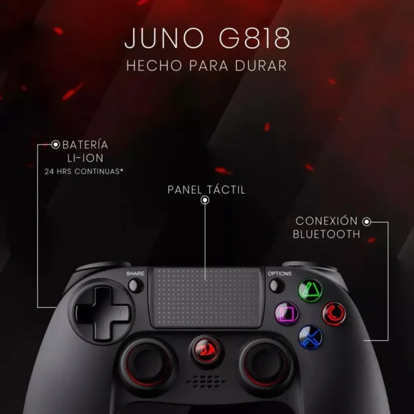 JOYSTICK REDRAGON JUNO G818 PARA PC/PS4/PS5 - NEGRO