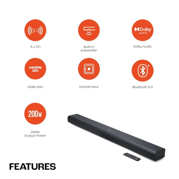 JBL Soundbar Cinema SB510 - Usb - Bluetooth