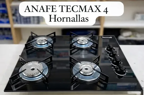 Cocina a Gas/ ANAFE / 4 Hornallas / TECMAX