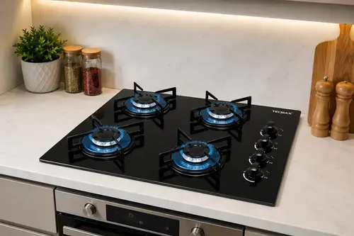 Cocina a Gas/ ANAFE / 4 Hornallas / TECMAX