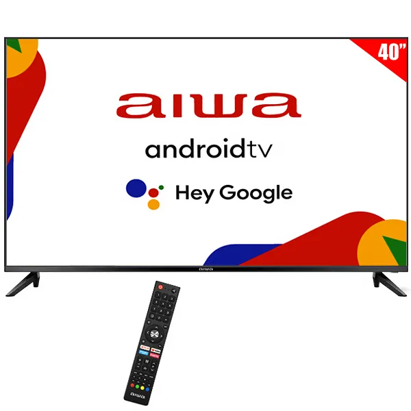 Smart TV 40 Pulgadas Marca AIWA + GOOGLE TV / AW40B4SFG