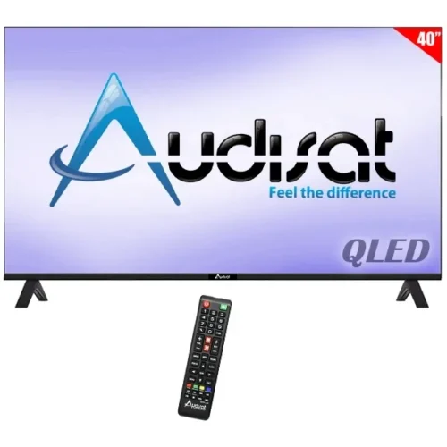 Smart TV 40 Pulgadas marca AUDISAT Qled ad-40q - Android Full HD