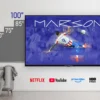 Smart TV 100 Pulgadas marca Marson Web Os - 4k -